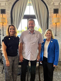 Image of District Justices Raylene Grischow, David Vancil, Jr. and Amy Lannerd