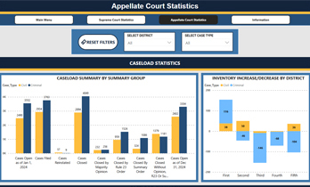 Reviewing Statistical Dashboard
