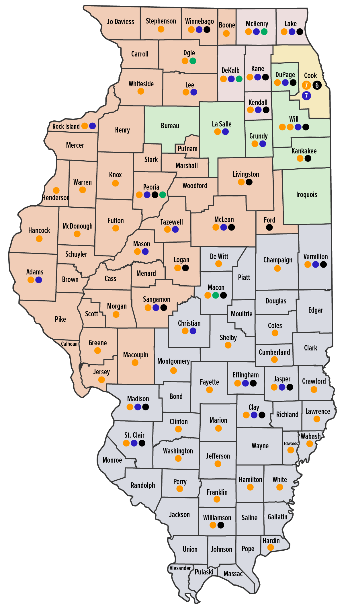 Illinois District Court Map