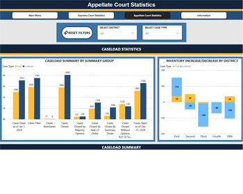 Reviewing Statistical Dashboard
